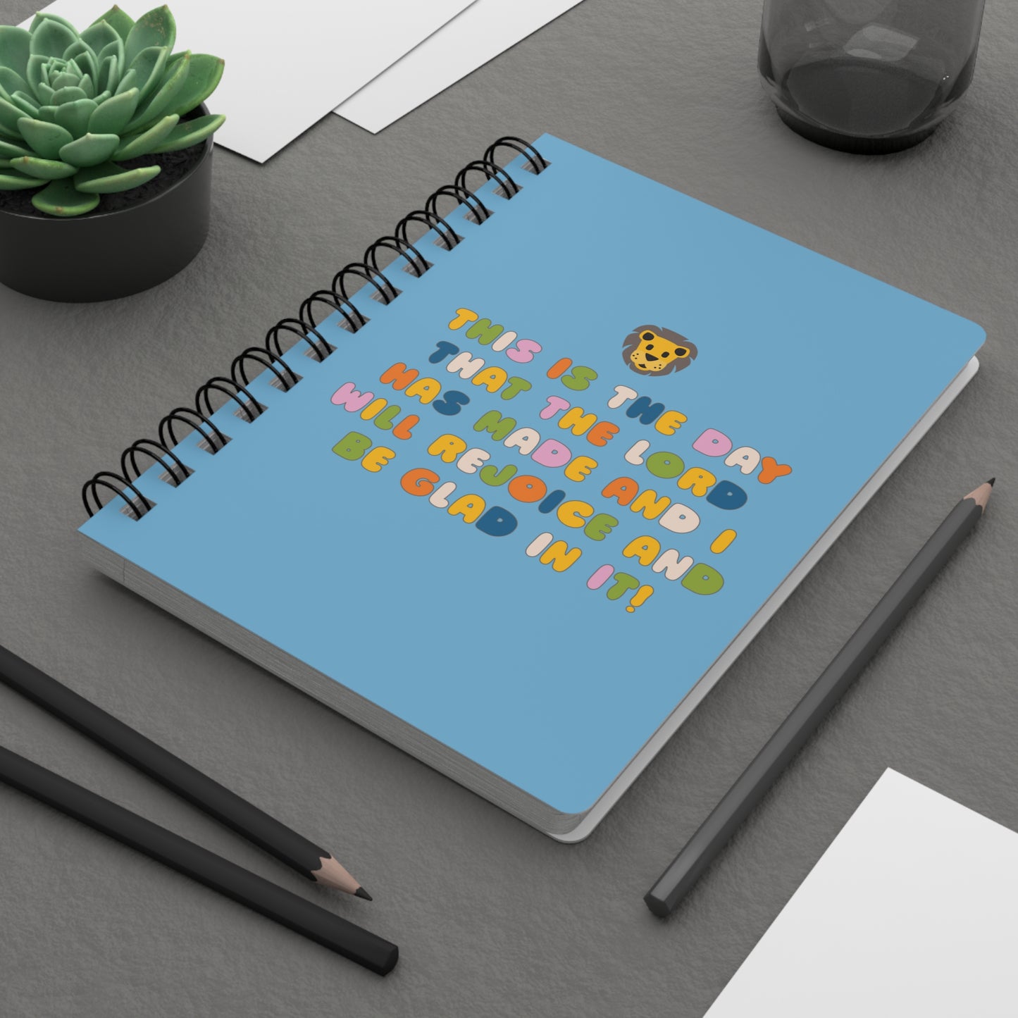 "This is The Day" Spiral Bound Journal