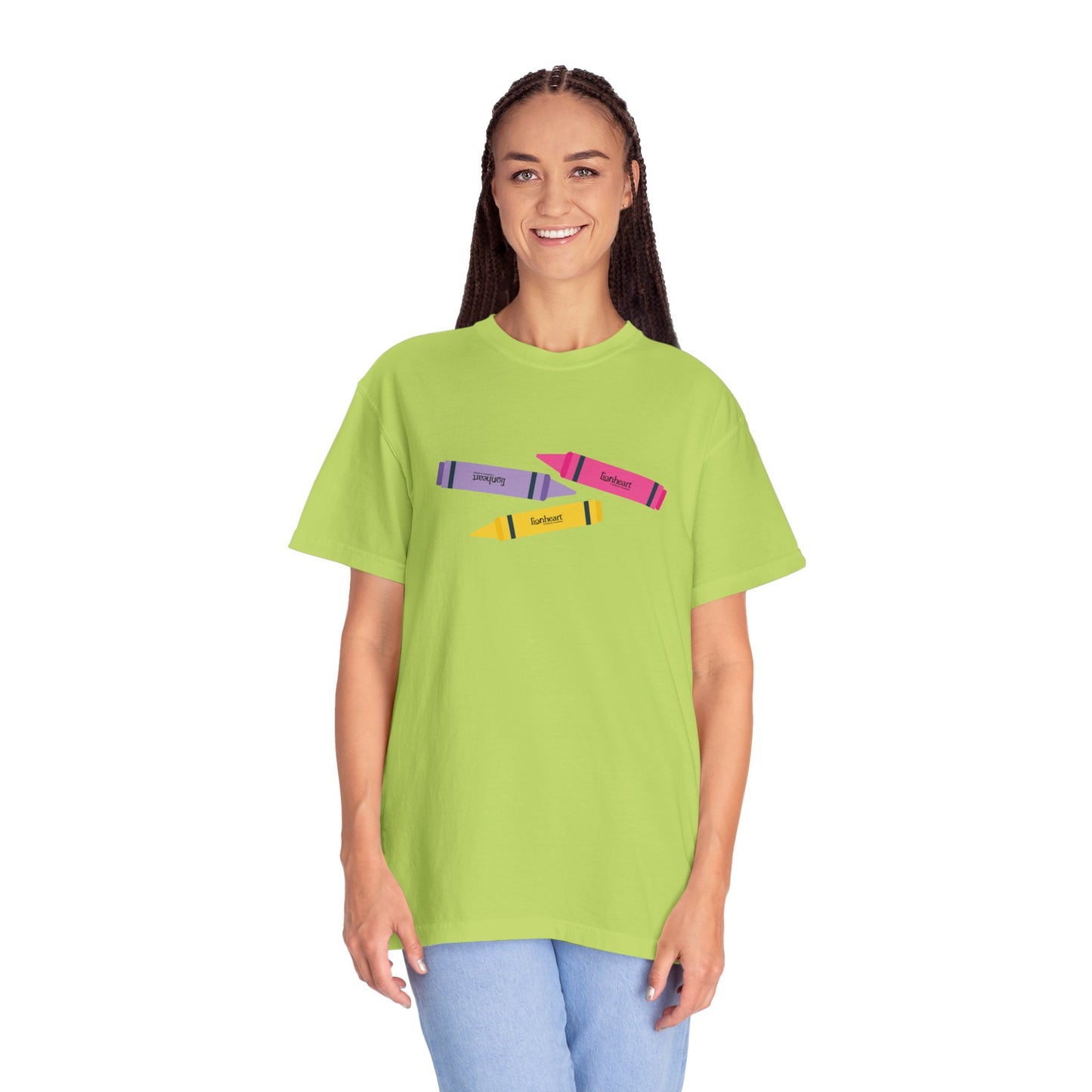 Lionheart Crayon Unisex Garment-Dyed T-shirt